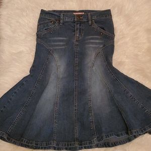 Bluejean longer skirt. Girls size 10